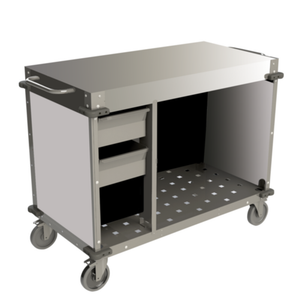 Cadco CBC-PHRX 52.5"W Medium Demo and Sampling Utility Cart