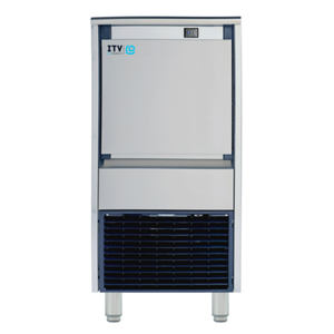 ITV DELTA NG 80 80 lb Gourmet Cube Ice Maker with Bin