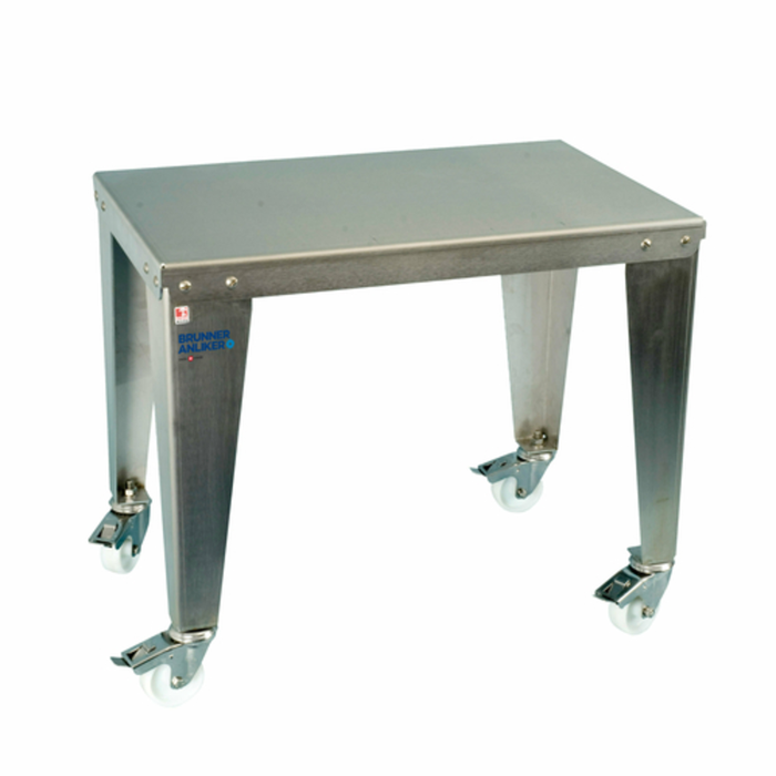 Brunner Anliker 232.02101 Table mobile universelle en acier inoxydable 70 cm (l) x 55 cm (P)