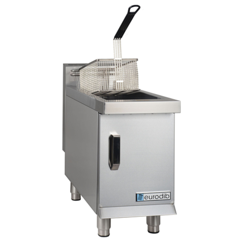 Eurodib CF15 Countertop Natural Gas Fryer With Basket And Compact Design For Catering Establishments