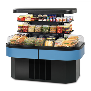 Federal IMSS60SC-2 60.5"W Self-Serve Refrigerated Island Merchandiser