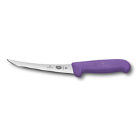 Victorinox 5.6605.15 Boning Knife 6" Curved Semi-Stiff Blade Purple