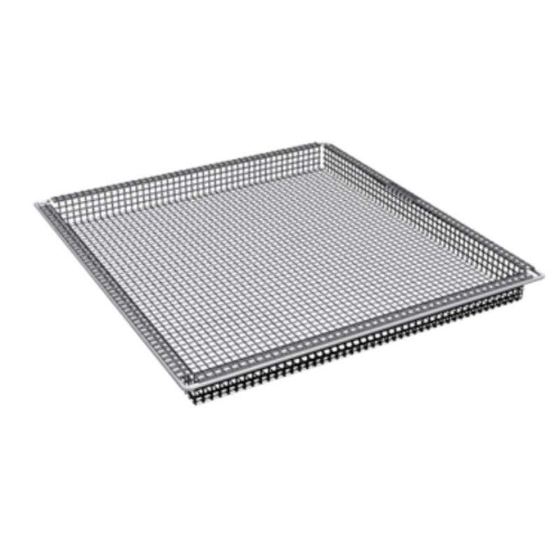 Stainless Steel Frying Container for Air Circulation and Durability in Cooking