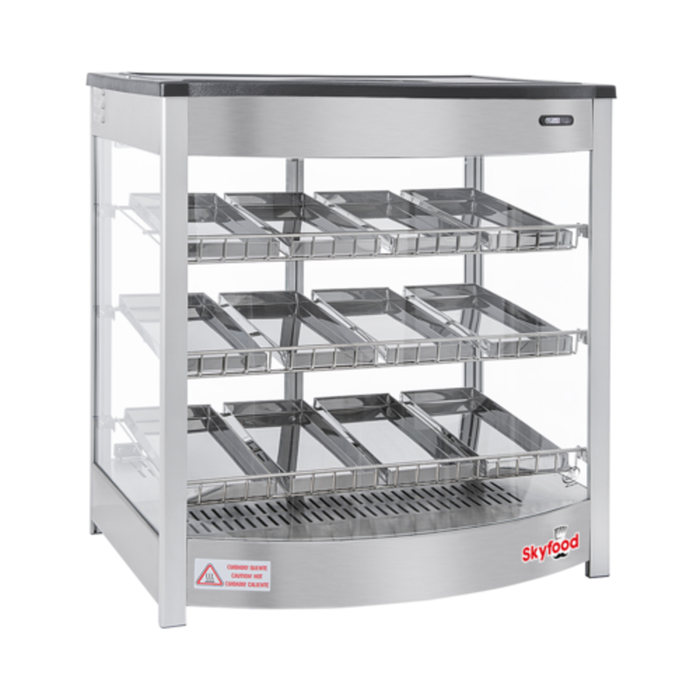 Skyfood FWD3S12P 25-5/8"W Heated Deli Steam Line Display Case