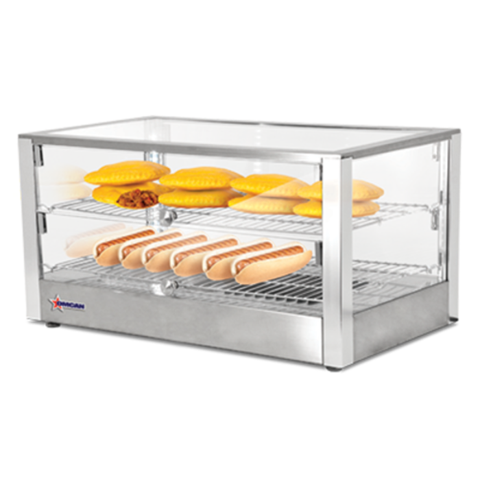 Omcan 41872 27-5/8"W Countertop Hot Food Display Warmer