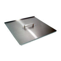 Ultrafryer 12B519-VC18 18" Stainless Steel Fryer Vat Cover Accessory