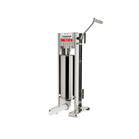 Trento 15.4 lbs Capacity Manual Vertical Horizontal Sausage Stuffer stainless steel manual sausage stuffer with vertical design and crank handle