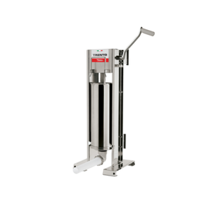 Trento 15.4 lbs Capacity Manual Vertical Horizontal Sausage Stuffer stainless steel manual sausage stuffer with vertical design and crank handle