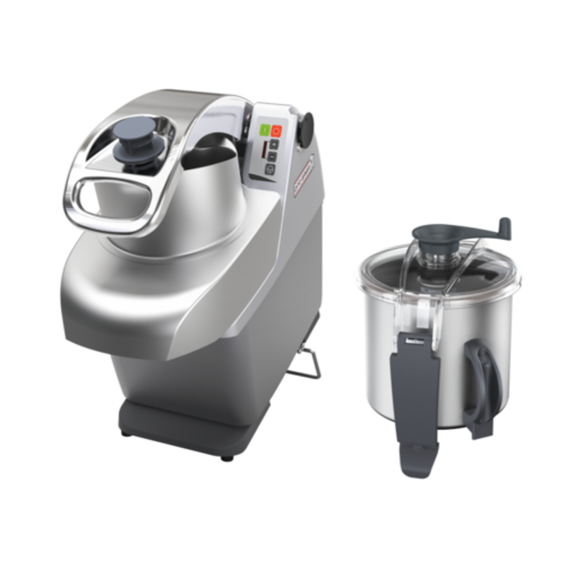 Dito Sama Vegetable Slicer Cutter Mixer Next To Its Bowl For Efficient Food Preparation
