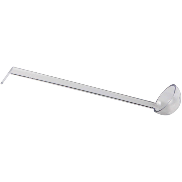 Omcan 80215 12 oz. Heavy-Duty Stainless Steel Commercial Serving Ladle, long-handle stainless ladle for soups, sauces, gravies