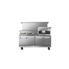 CookRite AGR-6B-24RGB-LP 60" Gas Restaurant Range With Griddle And Broiler In Stainless Steel Finish