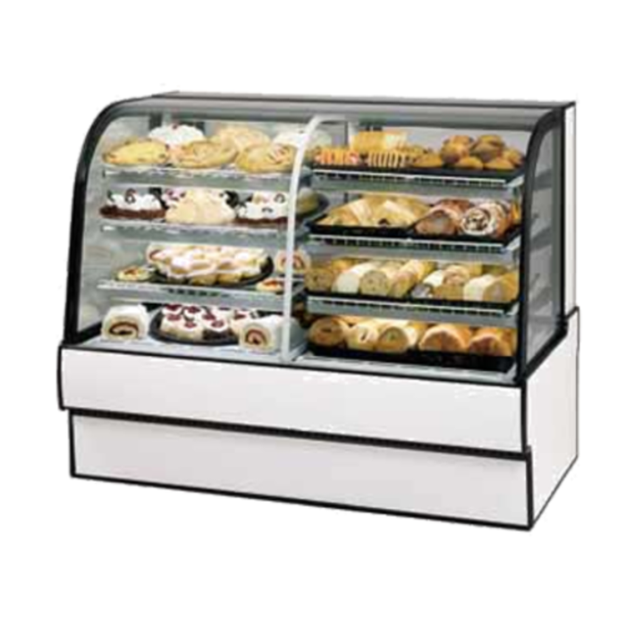 Federal CGR5042DZ 50.13"W Curved Glass Dual Zone Bakery Case