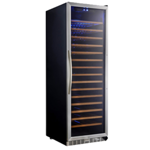 Eurodib USF168S 165 Bottle Wine Cellar Cabinet With Stainless Steel And Glass Door