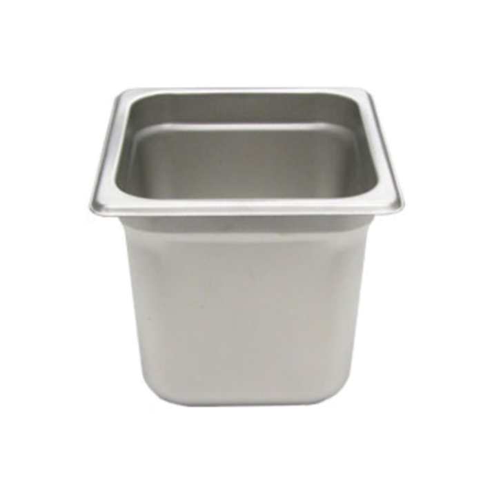 Nestwell® 200S6 6-7/8" x 6-5/16" 1/6-Size Stainless Steel Steam Pan