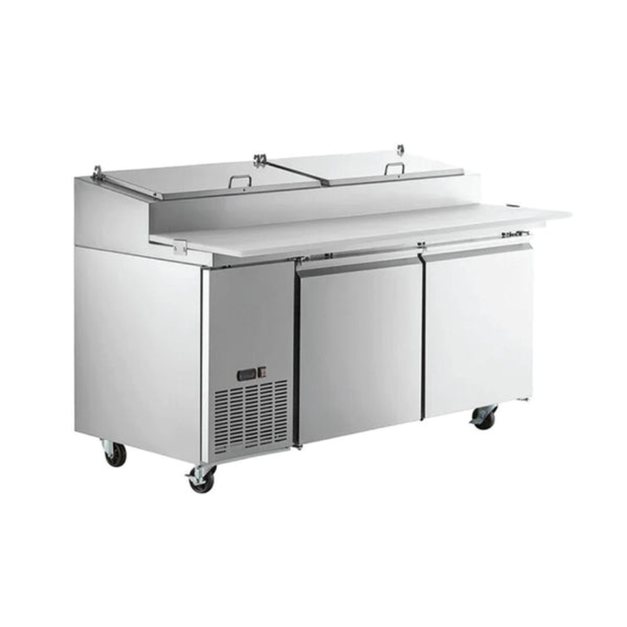 Ancaster AFE-PPT-71 70.9 x 31.5 Inch Refrigerated Pizza Prep Table