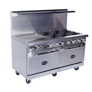 Royal RR-6G24 60" Gas Restaurant Range with 6 Burners
