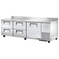 Comptoir réfrigéré de travail en profondeur True TWT-93D-4-HC de 93 pouces