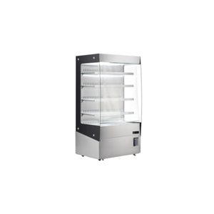 EFI HGOCM-4680 Heated Open Air Showcase With Four Adjustable Shelves And Spacious Design