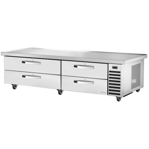 Base réfrigérée quatre tiroirs True TRCB-82-86-HC~SPEC3 86-1/4" pour équipement de cuisson