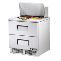 True TFP-32-12M-D-2-HC 32" Refrigerated Mega Top Sandwich Salad Unit