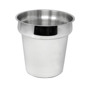 Omcan 44667 4 Qt. Stainless Steel Round Vegetable Steam Table Inset