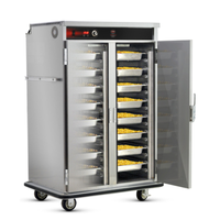 FWE PST-32 Mobile Heated Holding Cabinet 41.25"W 32 Pan Capacity