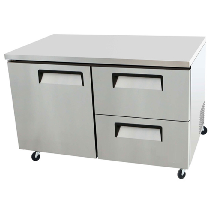 EFI CUDW2-60VC 60.2-Inch Undercounter Refrigerator 1 Door 2 Drawers