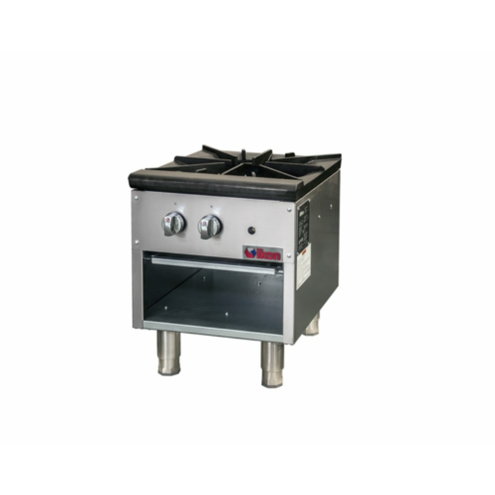 IKON ISP-18 17.9"W Gas Stock Pot Range Single Burner