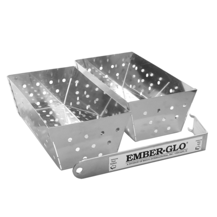 EmberGlo 5608-73 Quarter Pan Steam Basket Set (2) 1/4 Size