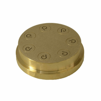 Omcan 45532 #252 Gigli Festonati Brass Pasta Die 0.8mm