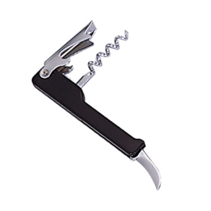 Waiter's Corkscrew With Bottle Opener And Knife Sleek Design For Efficient Beverage Service