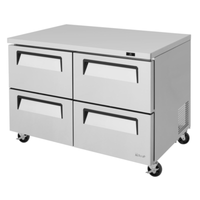 Réfrigérateur à tiroirs sous comptoir Turbo Air TUR-48SD-D4-N, 122 cm de large