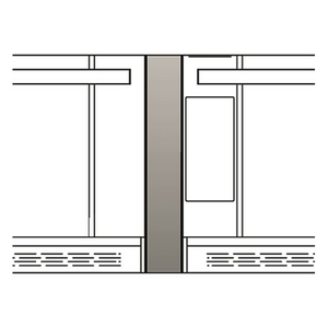 Unox XUC169 2 Ovens Capacity Side-by-Side Positioning Kit For SPEED.Pro