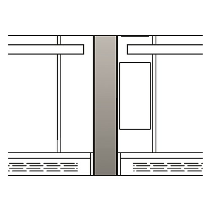 Unox XUC169 2 Ovens Capacity Side-by-Side Positioning Kit For SPEED.Pro