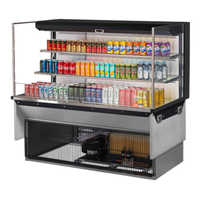 Turbo Air TOM-60L-UF-W(B)-3SI-N 60" Refrigerated Drop-In Display Case