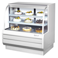 Vitrine réfrigérée de boulangerie Turbo Air TCGB-48-W(B)-N de 123 cm de large