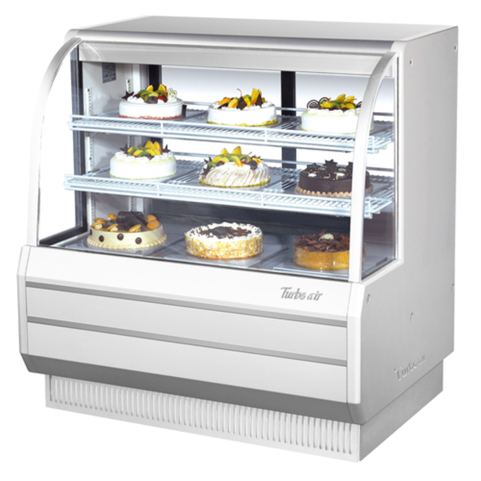 Vitrine réfrigérée de boulangerie Turbo Air TCGB-48-W(B)-N de 123 cm de large