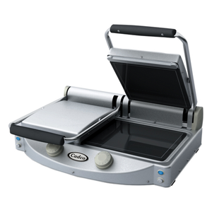 Cadco CPG-20F 24.33" W Double Electric Sandwich Panini Grill