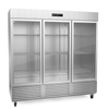 Fagor QVR-3G-N Three-Section Reach-In Refrigerator With Glass Doors And Stainless Steel Finish