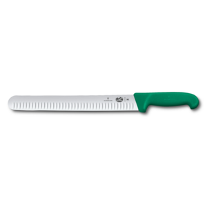 Victorinox 5.4724.30B 12" Slicer Knife with Green Fibrox Handle
