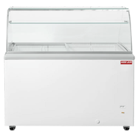 New Air NIF-60-DC 60.38-Inch Flat Glass Ice Cream Freezer