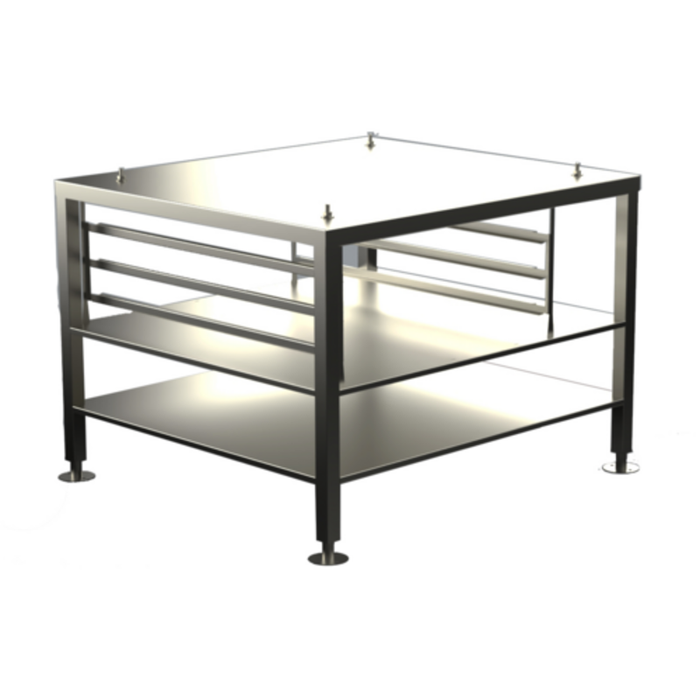 Commercial Kitchen Equipment Stand, Stainless Steel, 40-5/8"W x 36-5/8"D, Ideal For Heavy Appliances.