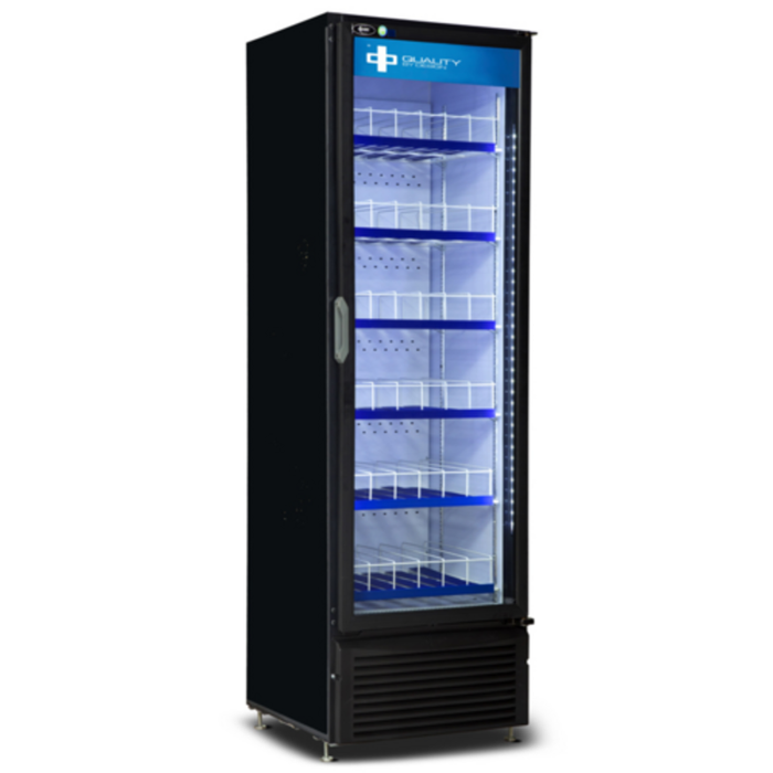 QBD CD20-HC 24.88" Slim Full Height Glass Door Refrigerator
