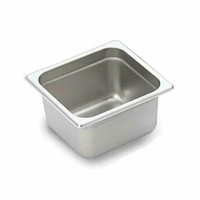 Plat de cuisson à vapeur Omcan 80278 en acier inoxydable pleine grandeur de 2,5 po de profondeur