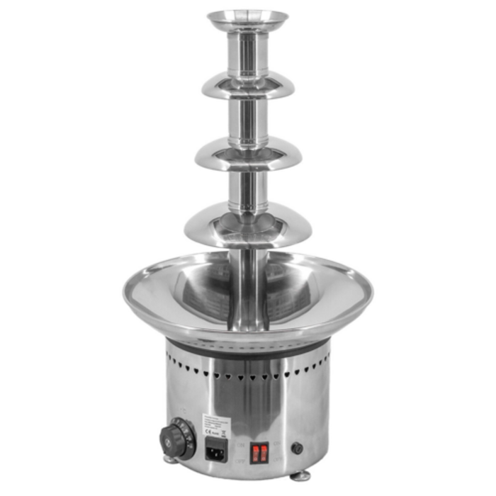 Omcan 47492 (CF-CN-0004) 8.8 lbs. 4-Tier Chocolate Fountain