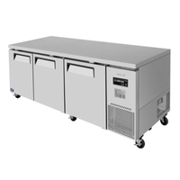 Réfrigérateur sous-comptoir à trois sections Turbo Air JUR-93D-N de 236 cm