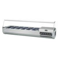 Infrico ICT-VIP17401/3C 68-1/4" Refrigerated Countertop Pan Rail 1.83 cu. ft.