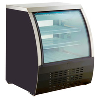 U-STAR USDC-36 36" Refrigerated Curved Glass Deli Display Case