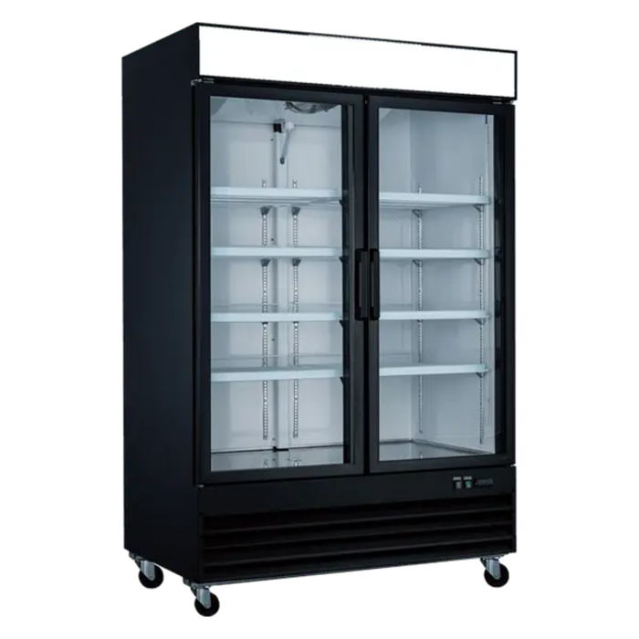 AFE GF45 Two Door Glass Merchandiser Freezer - 53" Width