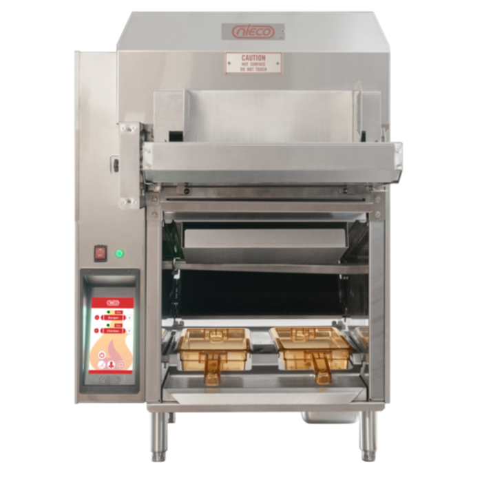 Grill convoyeur électrique Nieco MV62-2-E avec (2) tapis de 2,13 m